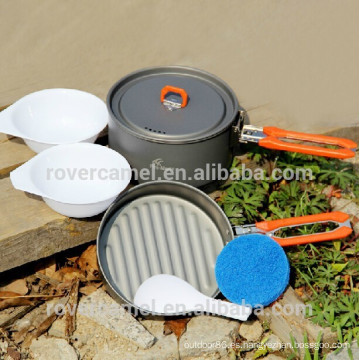 Arce de fuego fiesta-1 1-2 persona pote utensilios set metal utensilios portátiles Camping ollas práctica exterior macetas